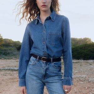 H&M Never Worn DENIM SHIRT